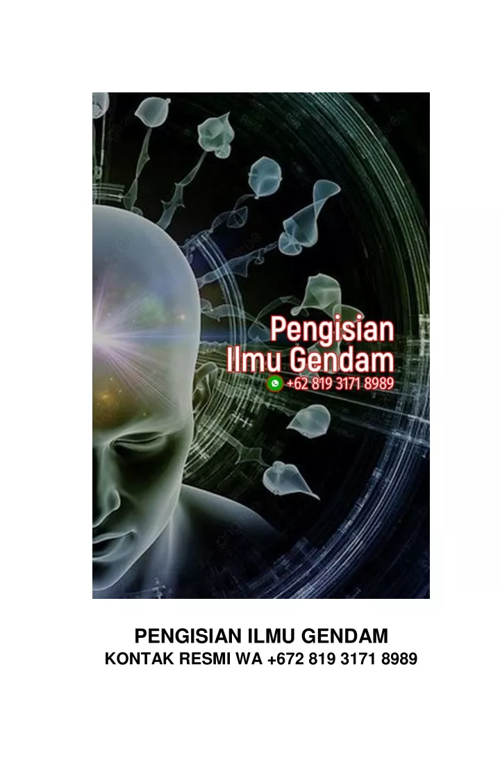 pengisian ilmu gendam kontak resmi