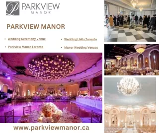 Romantic Elegance: Discover Manor Wedding Venues