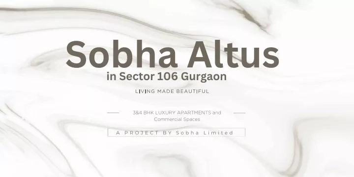 sobha altus in sector 106 gurgaon