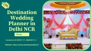 Destination Wedding Planner in Delhi NCR