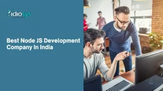 Best Node.js development Company-Idiosys Tech