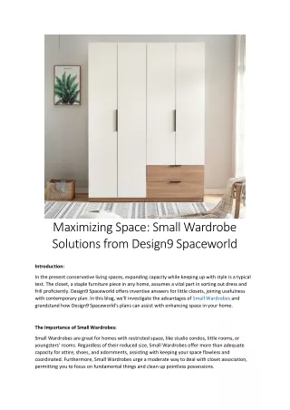 maximizing space small wardrobe solutions from