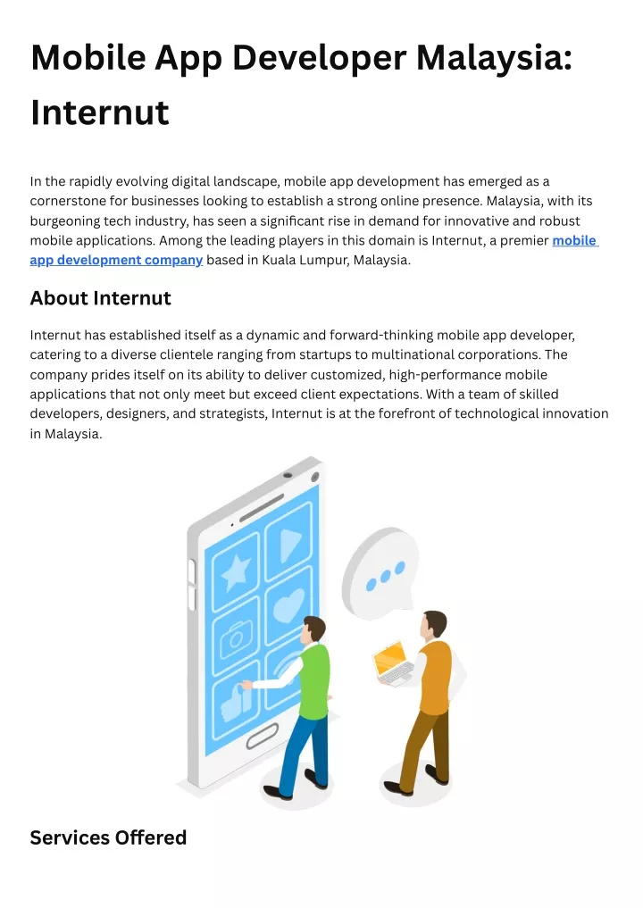 mobile app developer malaysia internut