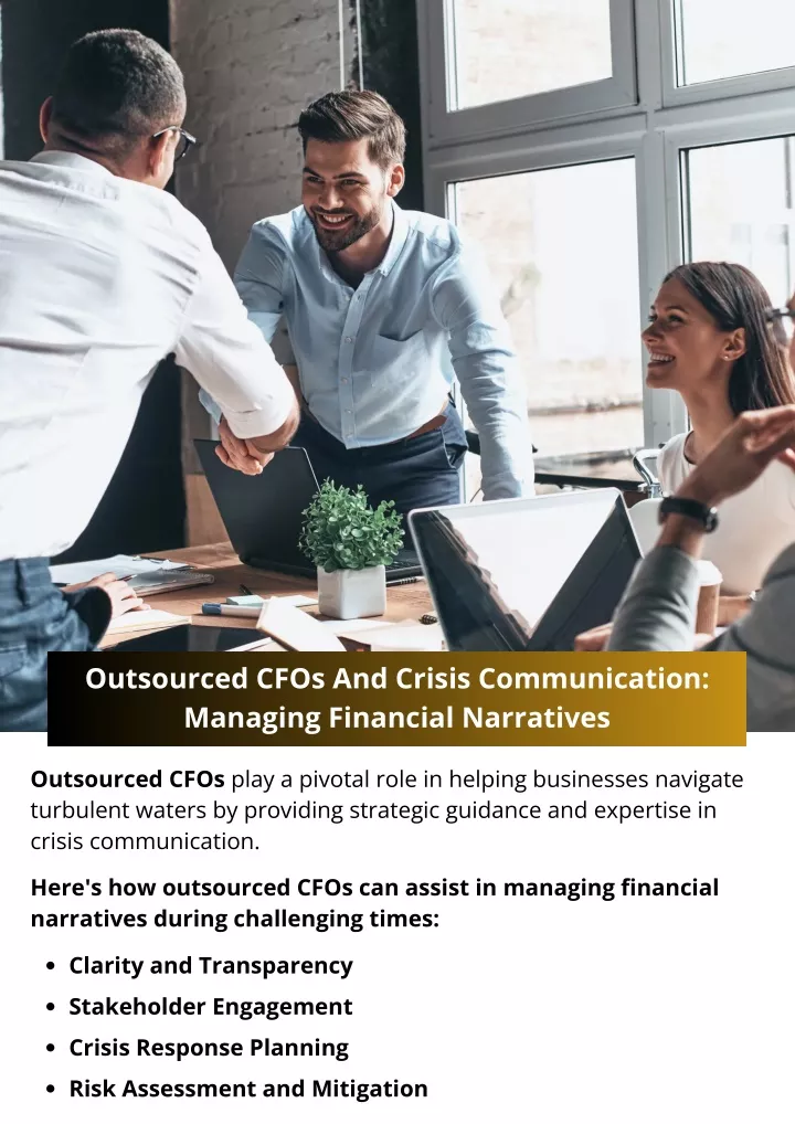 outsourced cfos and crisis communication managing