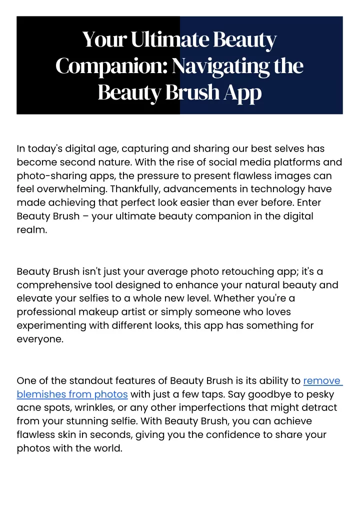 your ultimate beauty companion navigating