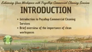 Puyallup Commercial Cleaning Services