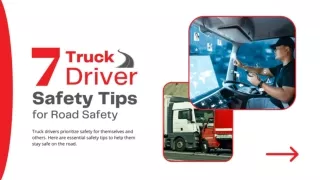 Truck Driver Safety tips For Road Safety - US Ravens