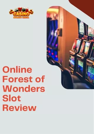 Online Forest of Wonders Slot Review