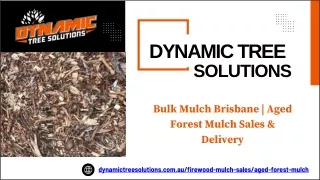 Aged Forest Mulch Sales & Delivery