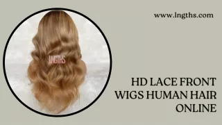HD Lace Front Wigs Human Hair Online PPT