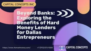 Beyond Banks - Exploring the Benefits of Hard Money Lenders for Dallas Entrepreneurs