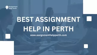 BEST ASSIGNMENT HELP IN PERTH 2.0
