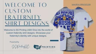 Transforming Fraternity Identity Custom Fraternity Shirt Designs