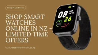 Shop Smart Watches Online in NZ - Hotspot Electronics