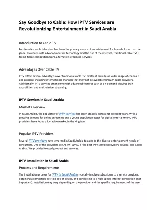iptv saudi arabia blog
