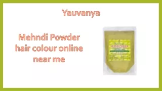 Mehndi Powder hair colour online near me