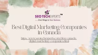 Digital Marketing Companies Canada
