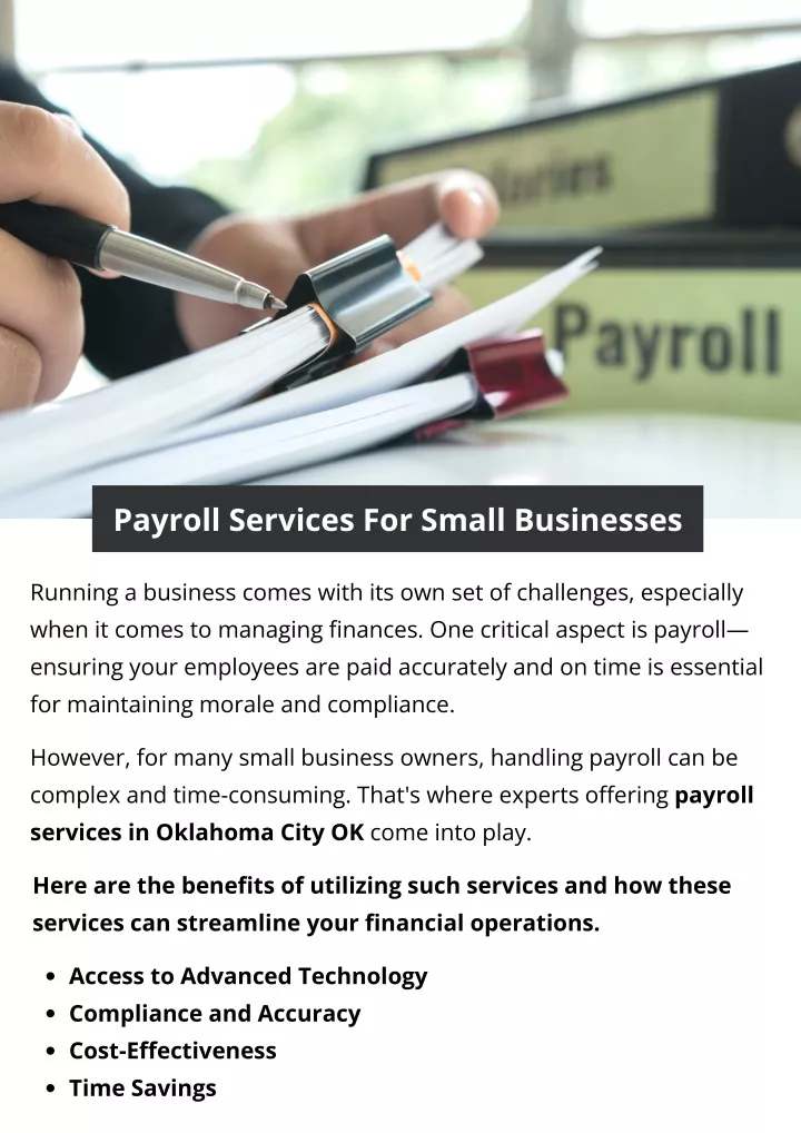 payroll services for small businesses