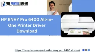 HP ENVY Pro 6400 All-in-One Printer Driver Download