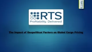 The Impact of Geopolitical Factors on Global Cargo Pricing