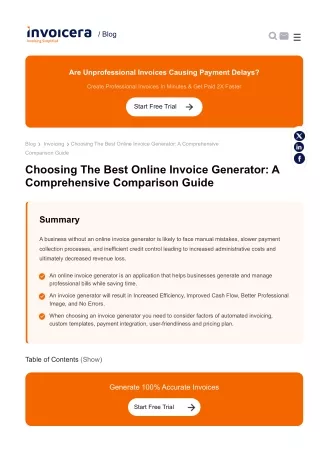 Choosing The Best Online Invoice Generator A