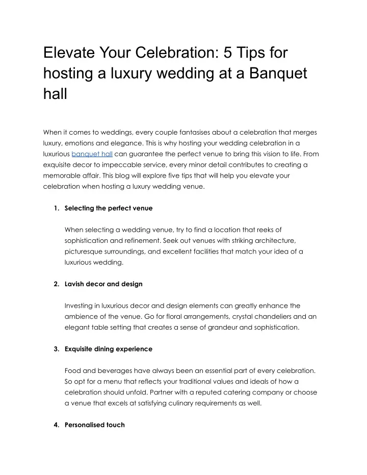 elevate your celebration 5 tips for hosting