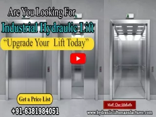 Hydraulic Home Elevator Manufacturers