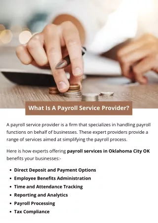 What Is A Payroll Service Provider