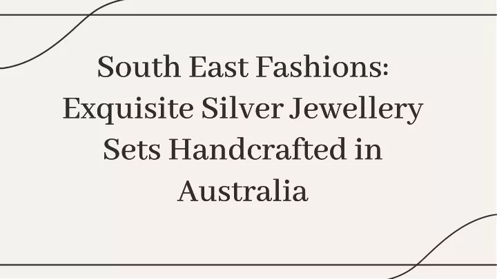 south east fashions exquisite silver jewellery