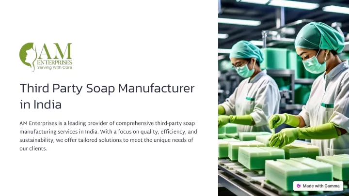 third party soap manufacturer in india