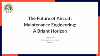 Aircraft Maintenance Engineering in pune