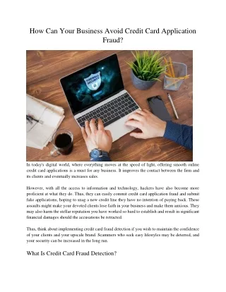 how can your business avoid credit card