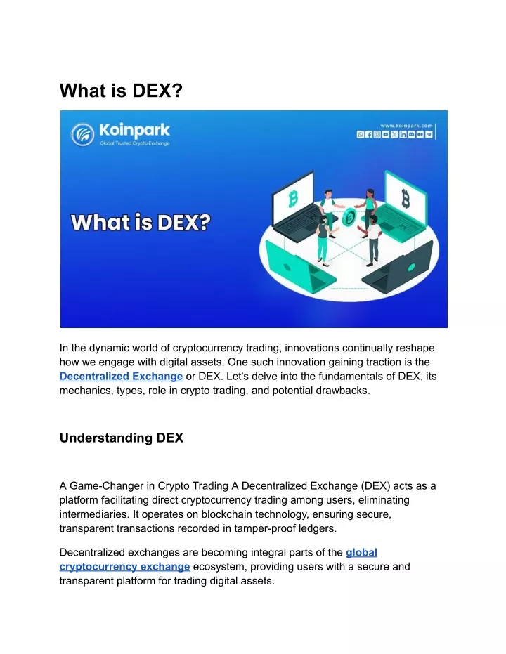 what is dex