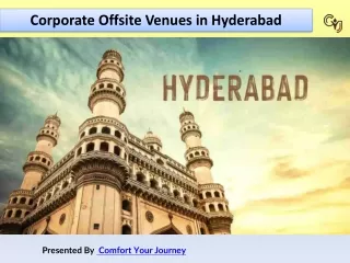 Corporate Offsite in Hyderabad