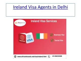 Ireland Visa Agents in Delhi