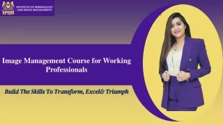 Image Mangement for Working Professionals