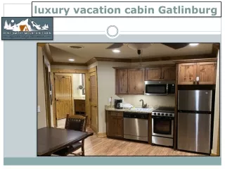 luxury vacation cabin Gatlinburg