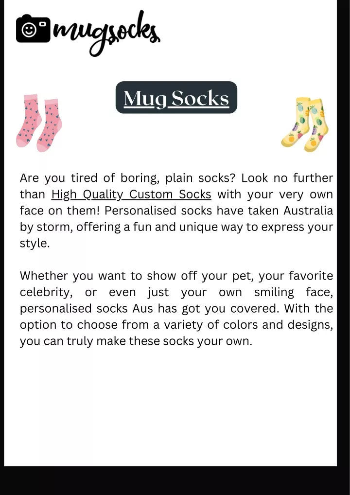 mug socks