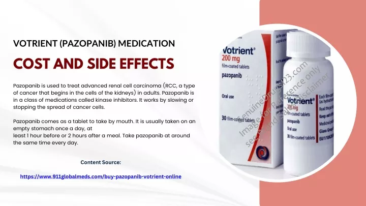 votrient pazopanib medication