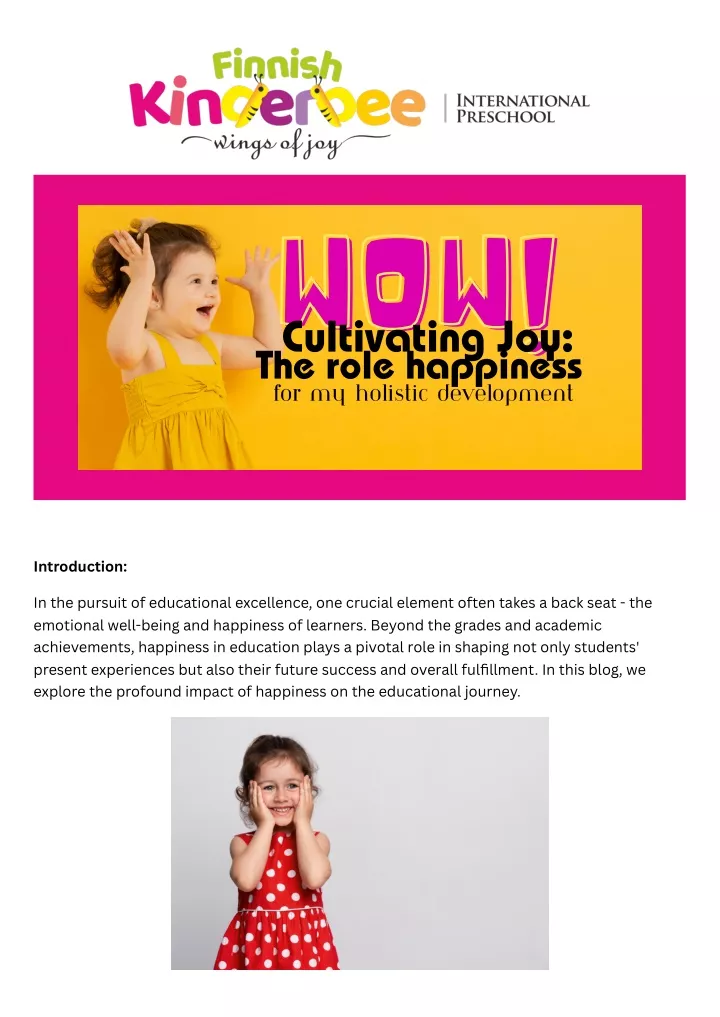 wow wow the role happiness for my holistic