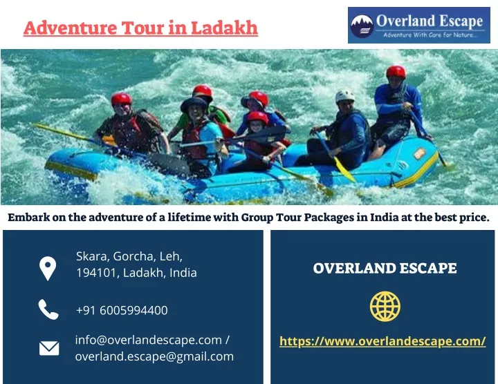 adventure tour in ladakh