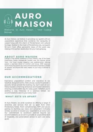 PDF for Auro Maison 2
