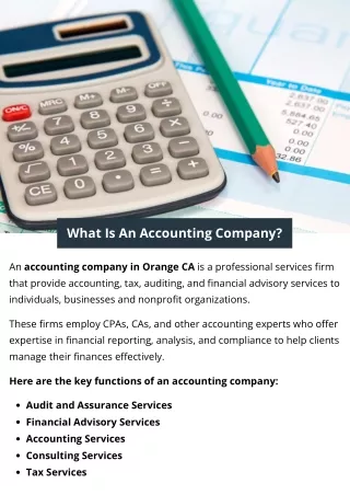 What Is An Accounting Company