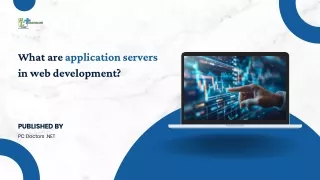 What are application servers in web development