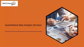 Quantitative Data Analysis Services