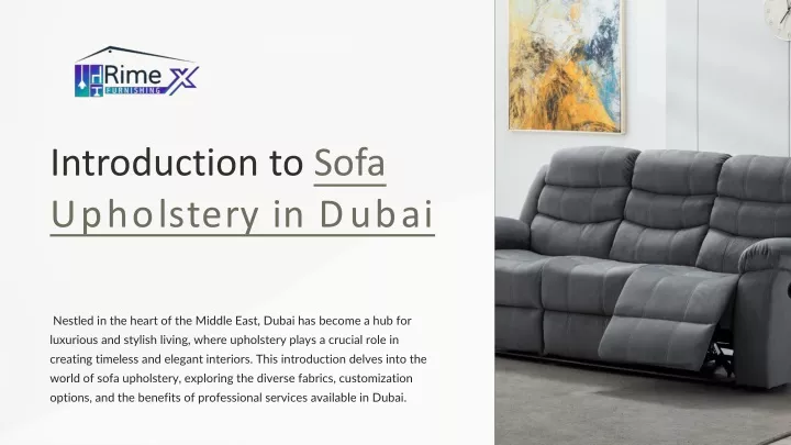 introduction to sofa upholstery in dubai