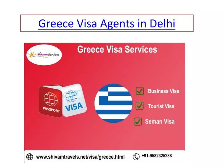 greece visa agents in delhi