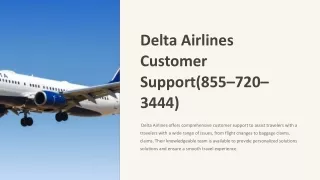 Online Delta Airlines Customer Support(855–720–3444)