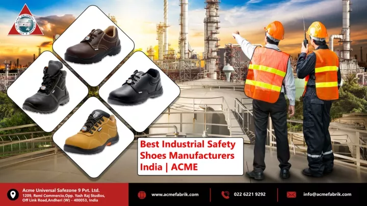 best industrial safety shoes manufacturers india