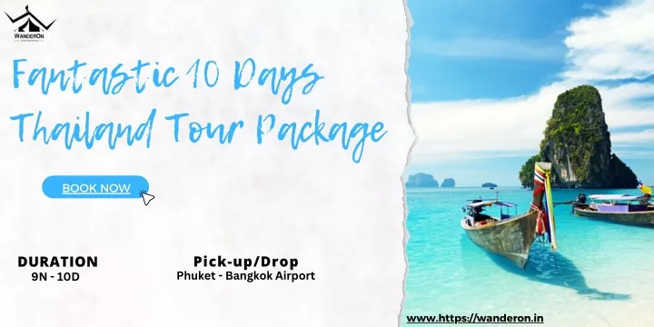 fantastic 10 days thailand tour package